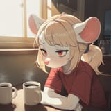 Tiffany morning coffee