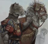 lionfolk and steed