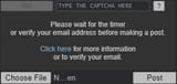 Wait 900 seconds or verify your email plz
