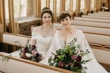Wedding Pew Waiting
