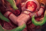 1girl, loli, aged down, astronaut, space suit, transparent, see-through, transpa s-566508967