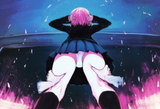1girl, school uniform, pleated skirt, blazer, thigh focus, thick thighs, close-u s-2794797342