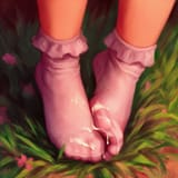 1girl, close-up, loli, aged down, standing, close-up, no shoes, bobby socks, whi s-4247608876