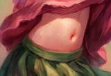 1girl, loli, navel, tummy, close-up, sweat, sweaty s-301284631