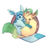 __glaceon_and_leafeon_pokemon_drawn_by_n647__sample-34bf7858213a13e03079ba9e37d86abe
