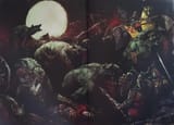 The Doom of Duke Belogue at the hands of a pack of Skin Wolves