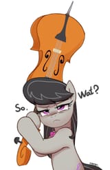 2465199__safe_artist-colon-maren_octavia+melody_earth+pony_pony_g4_angry_cello_dialogue_female_high+res_holding_hoof+hold_mare_musical+instrument_octavia+is+not