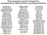 Miscegenation verses