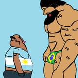An Argie and a Brazilian BVLL