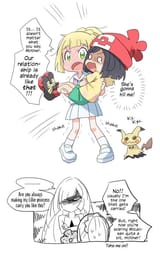 lillie and selene in relationship lusamine disapproves