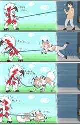 come on human you&#039;re coming through the lycanroc transformation portal like me