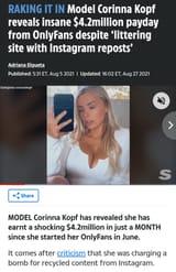 corinne kopf payday imstagram reposts