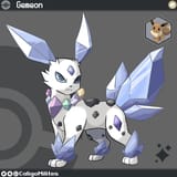 crystal based rock type fake eeveeloution