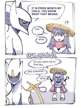 arceus its pride month dawn what does that mean