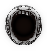 62 - distorted glasses open_mouth soyjak sphere stretched_mouth stubble variant_markiplier_soyjak