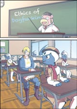 ethics of dogfucking absol students look at human