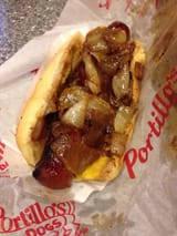 maxwell street polish hotdog