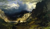 A Storm in the Rocky Mountains, Mt. Rosalie Albert Bierstadt