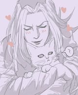 abbacchio with cat