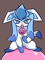 glaceon licking lollipop