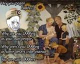 pagans are larpers