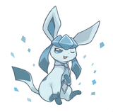 glaceon wearing tie