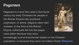definition of pagan