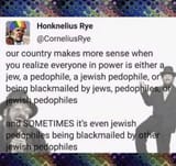 Country makes sense jewish pedophiles
