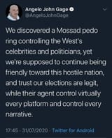 Mossad pedophile ring controlling the west