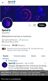Jack Dorsey pedophile symbolism