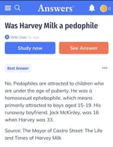 Harvey milk pedophile