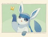 glaceon pawing at butterfly