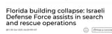 Surfside condiminium collapse Israeli special operation in America