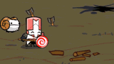 pink knight with sheep