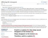 Affirming the consequent