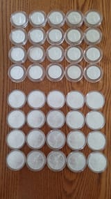 10toz silver fractional coins