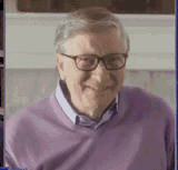 bill gates laughing