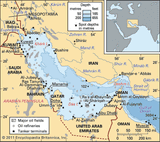 oil in the Persian gulf