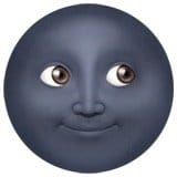 black moon emoji