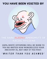 The Rare Albino Amerimutt of Racial Hygiene