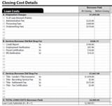 closing costs
