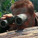 LOOKING THROUGH BINOCULARS