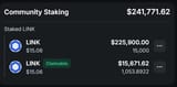 staked link 7-12-2025