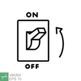 light-on-electric-switch-icon-simple-outline-style-power-turn-on-button-toggle-switch-on-position-turn-on-technology-concept-thin-line-illustration-isolated-on-white-background-eps-10-vector