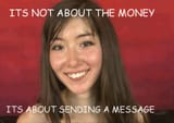 not money sending message