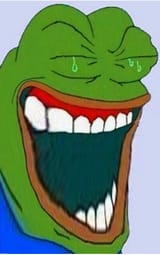 pepe cry laugh