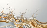 stunning-splash-liquid-gold-silver-creates-mesmerizing-wave-effect-showcasing-beauty-fluid-dynamics-light-reflection-357056984