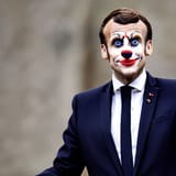 macron clown