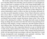 false values