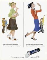 1950s sleek vs fatties